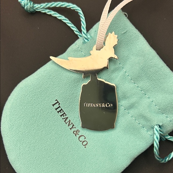 Tiffany & Co. Gold Bird Pendant with Blue Pouch - Picture 2 of 2